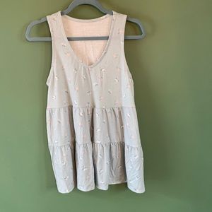 NWT Sleeveless Maternity Top